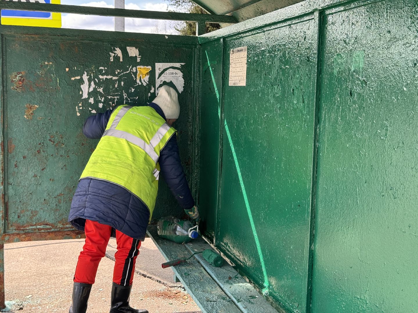 покраска, шаховская, остановки,