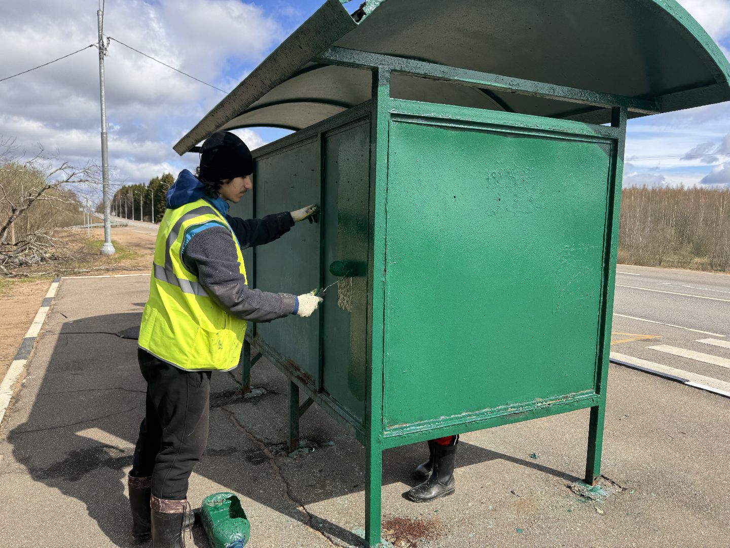 покраска, шаховская, остановки,