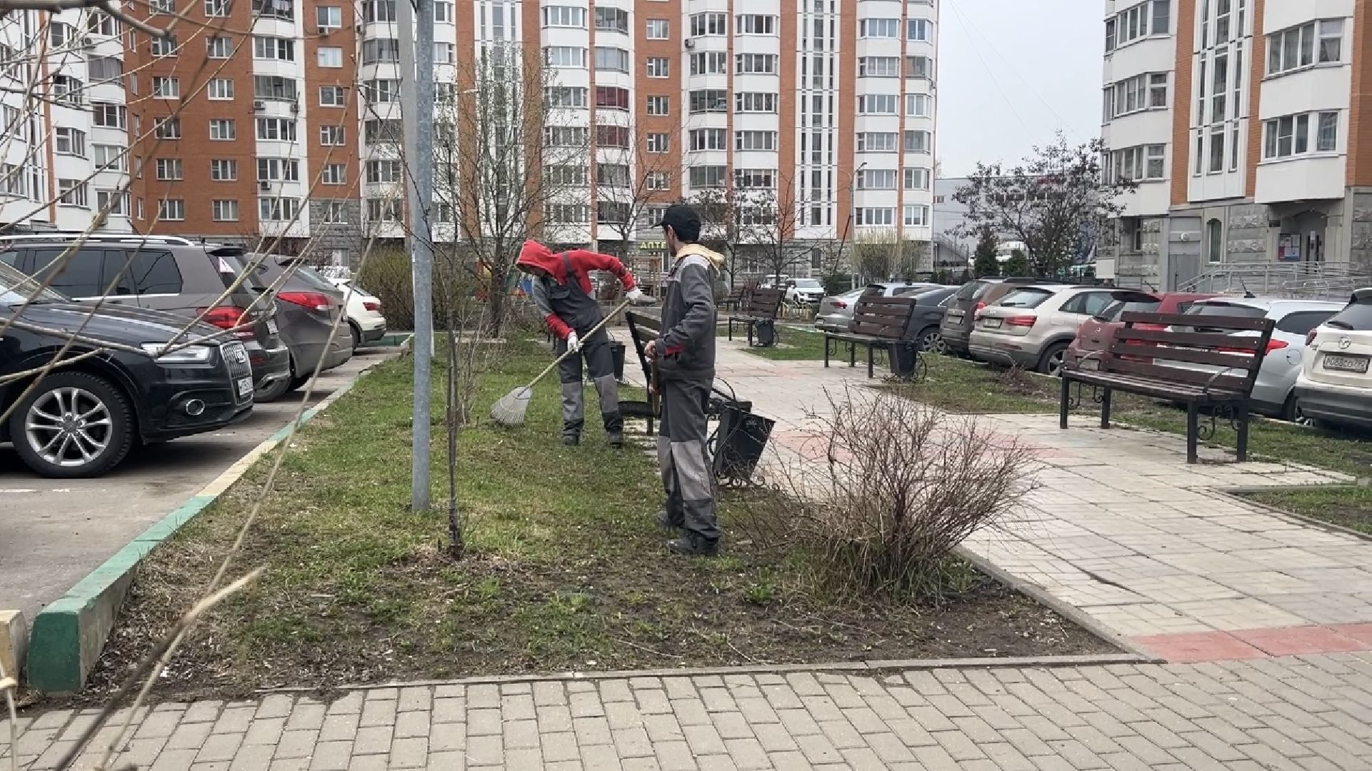 химки, благоустройство, месяц чистоты и благоустройства, уборка дворов, уборка города,
