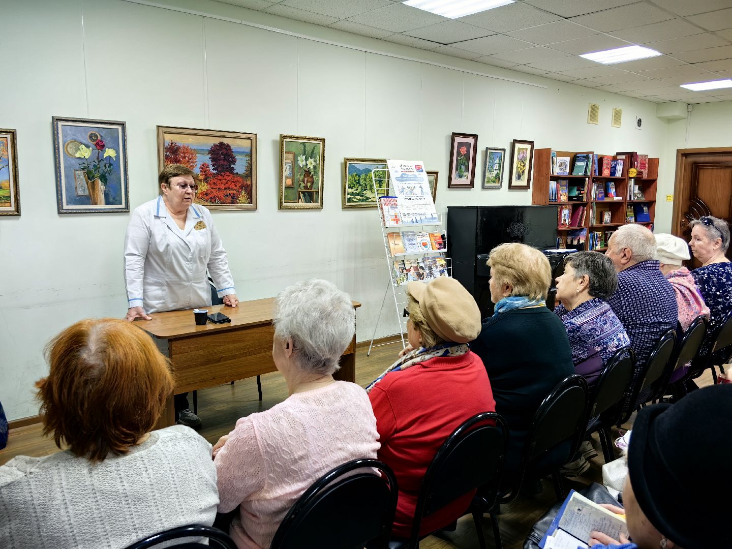 активное долголетие, школа здоровья, лекция, артериальное давление,