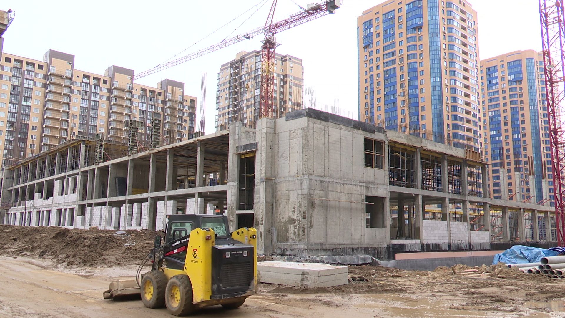 Реутов, строительство, новая школа, технологии, фундамент,кровля, остекление,