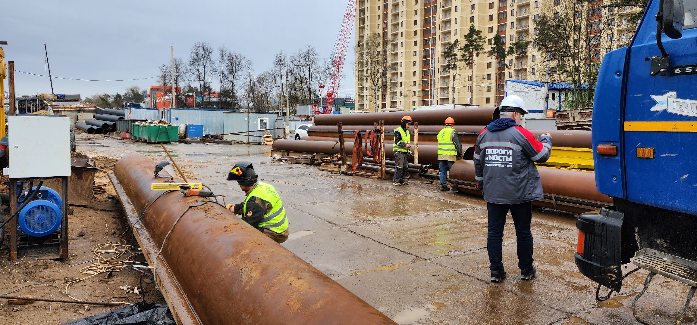 раменское, строительство, путепровод быково, подземный пешеходный переход,