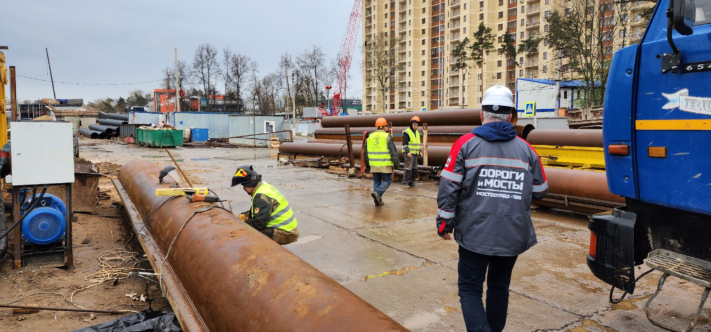 раменское, строительство, путепровод быково, подземный пешеходный переход,