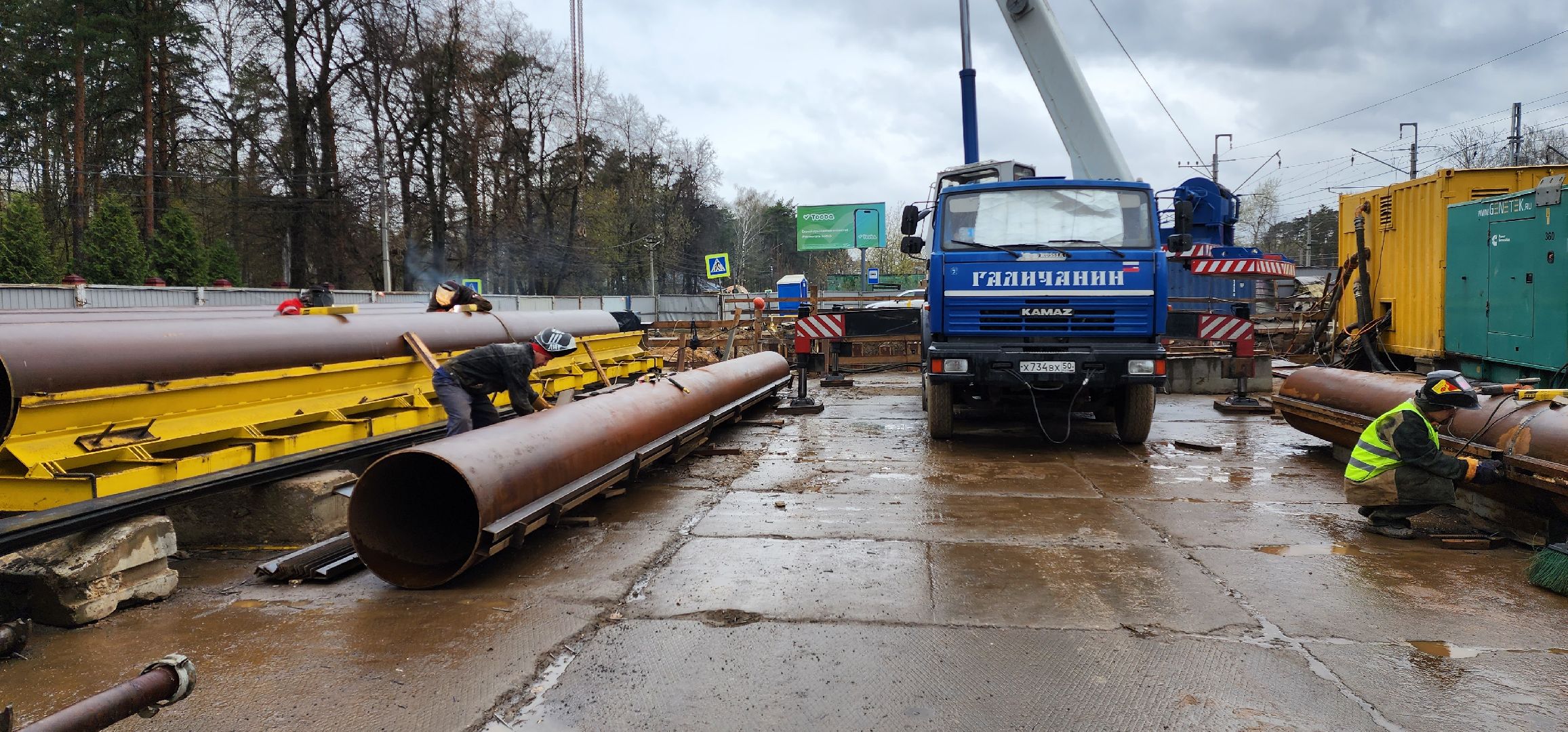 раменское, строительство, путепровод быково, подземный пешеходный переход,