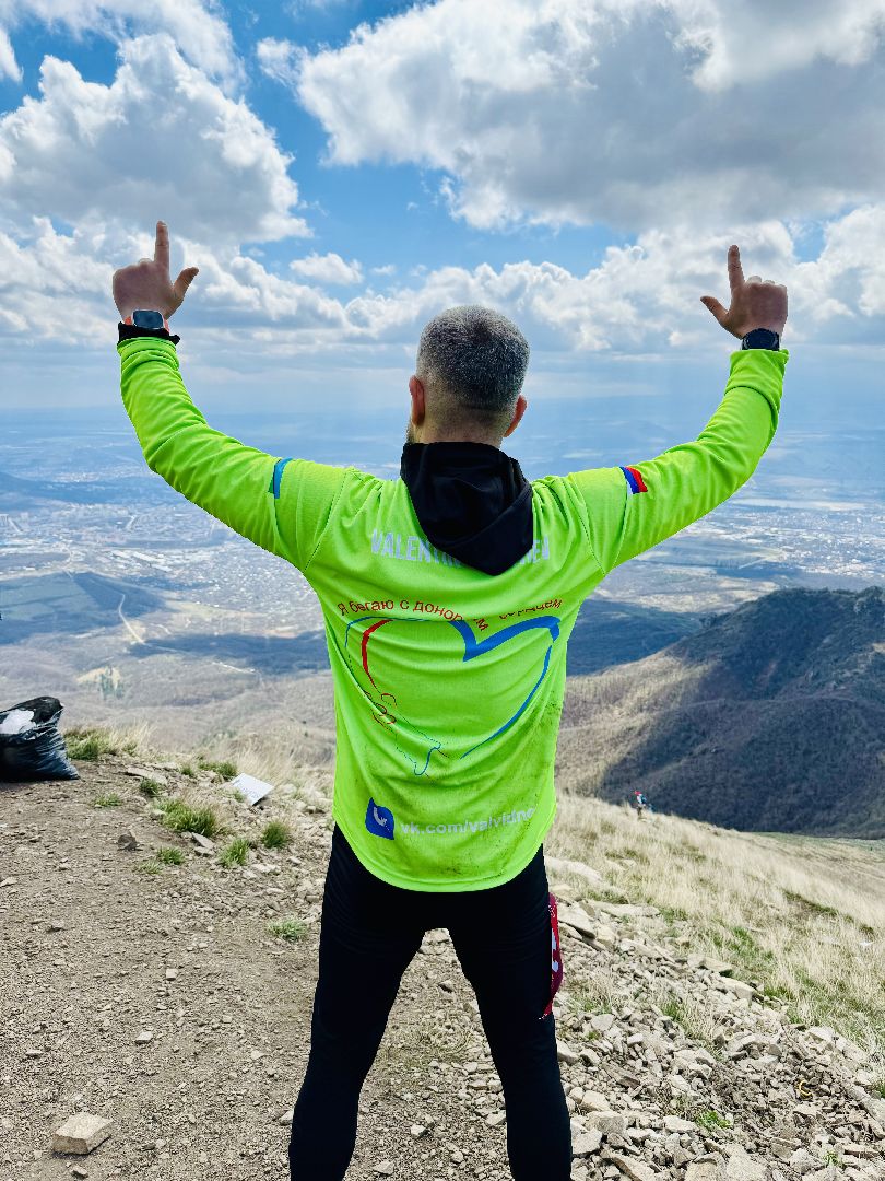 Донорское сердце, Спортсмен с донорским сердцем, Покорение горы, Гора Бештау, Житель ленинского городского округа,
