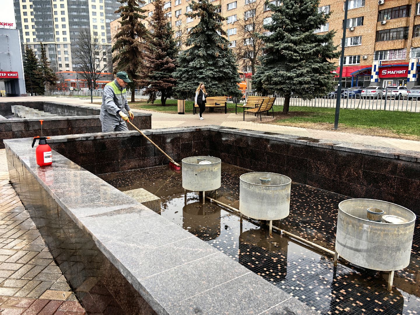 фонтаны, площадь, летний сезон, открытие сезона фонтанов,