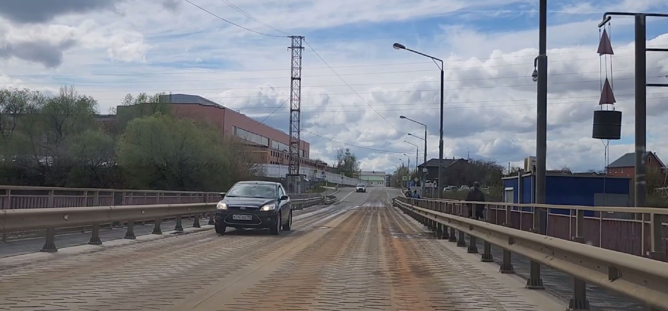 Коломна, мост, паводок,