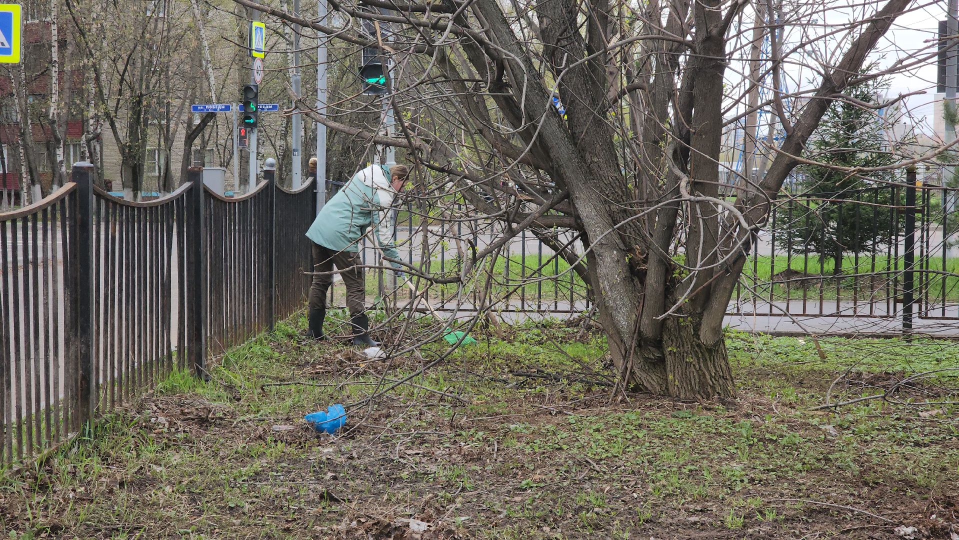 Реутов, субботник, чистый город, грабли, лопаты, листва, мусор,