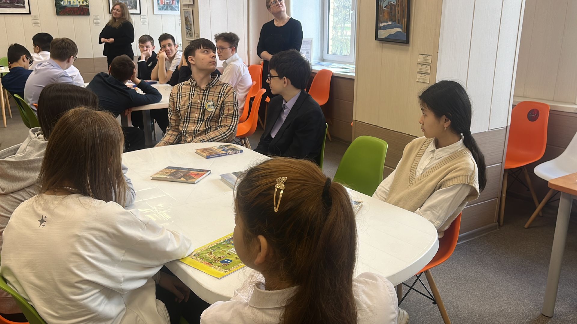 лекция в библиотеке, библио-холл, лекция для школьников, балашиха,