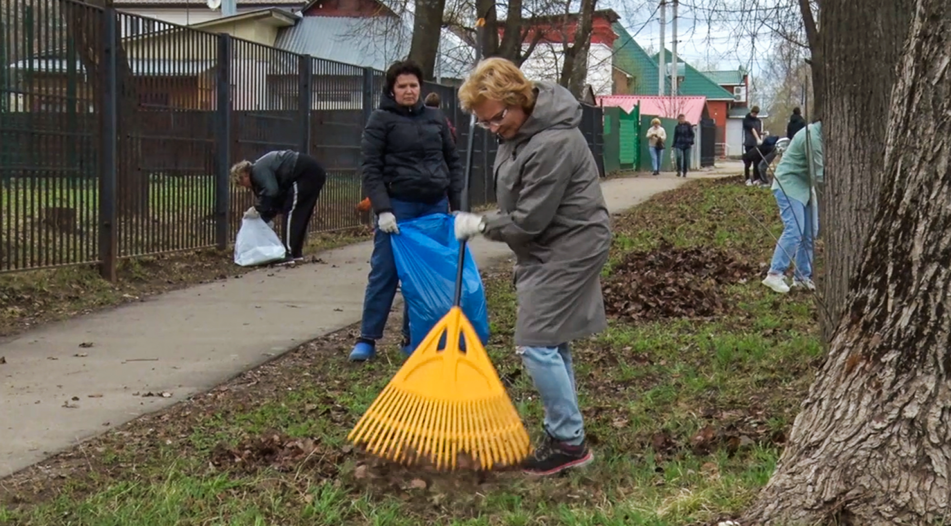 Клин, общество, субботники, благоустройство,