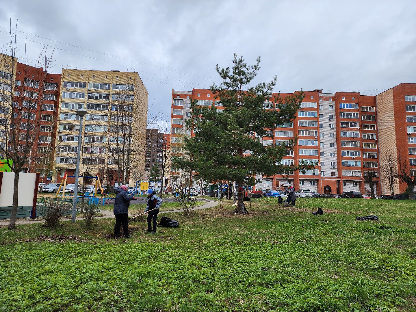 Субботник, Уборка, управляющая компания, Дубна,