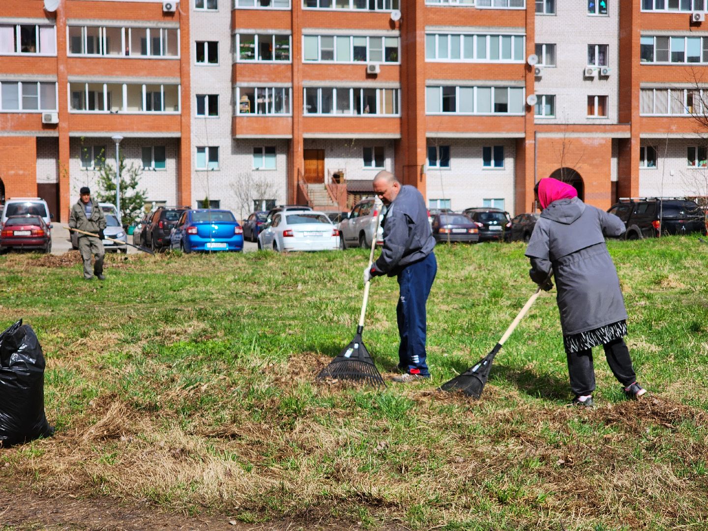Субботник, Уборка, управляющая компания, Дубна,