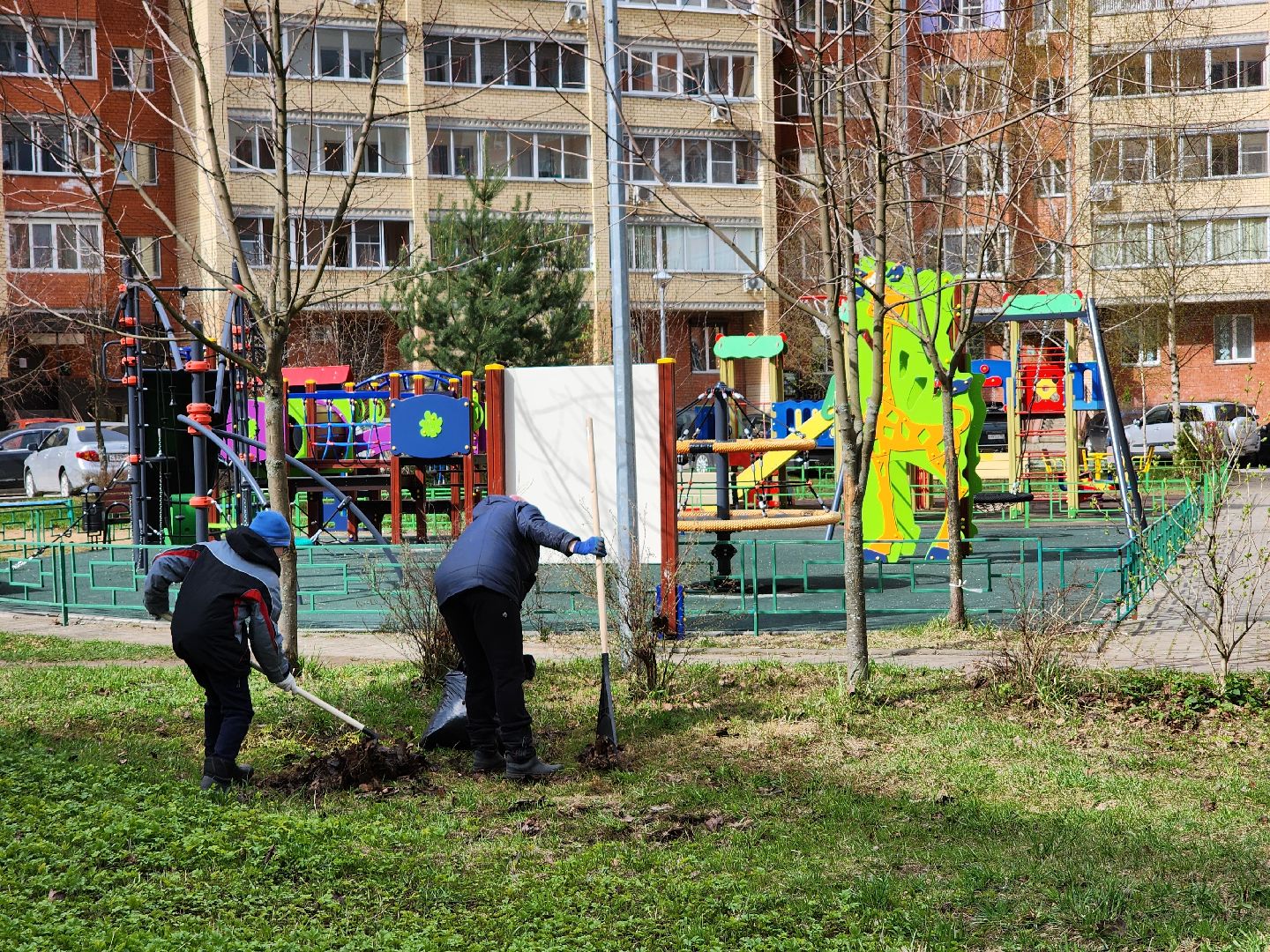 Субботник, Уборка, управляющая компания, Дубна,