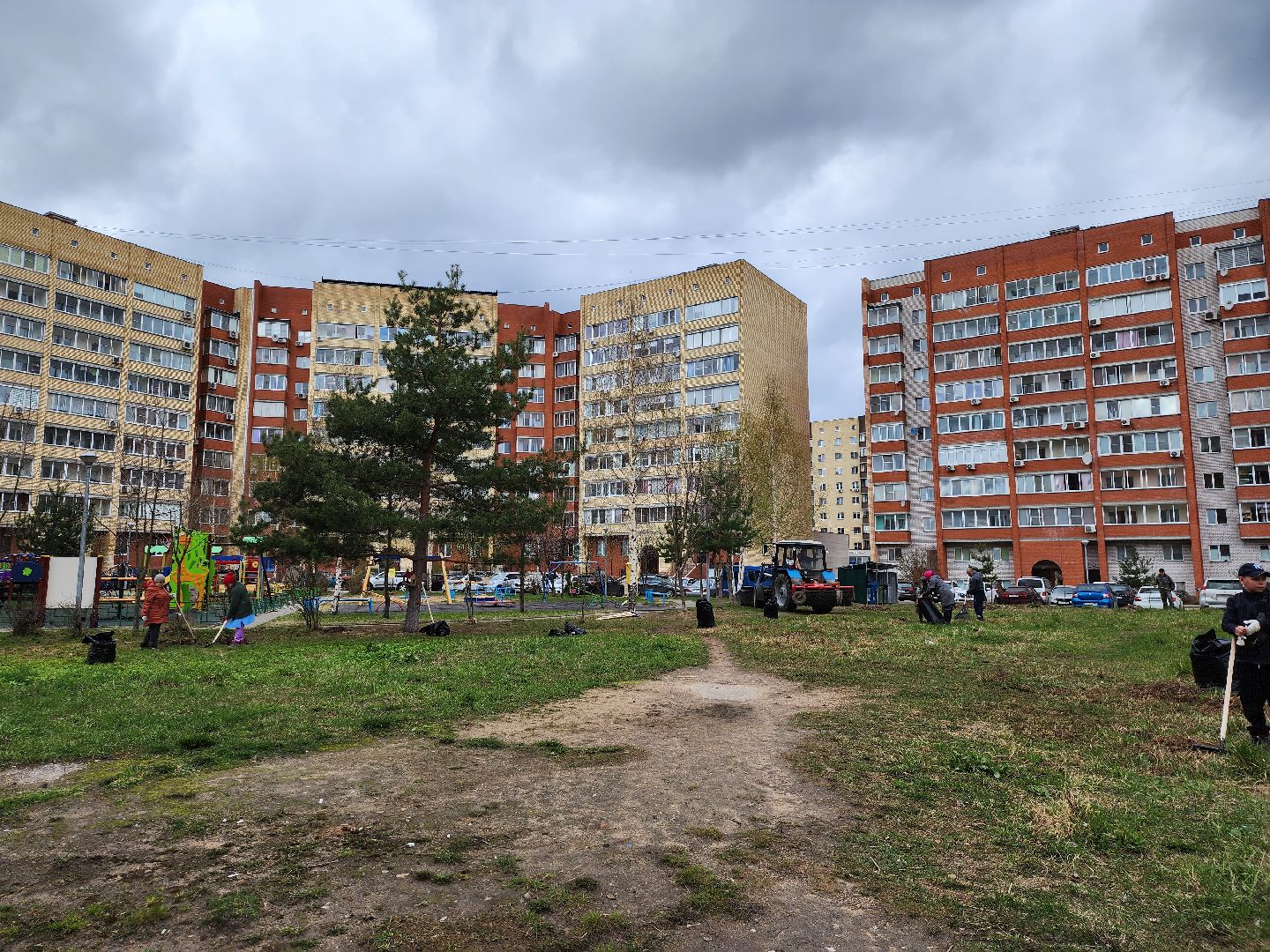 Субботник, Уборка, управляющая компания, Дубна,