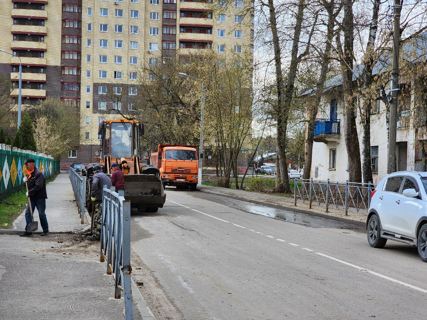 коммунальные службы, уборка общественных территорий, месячник благосутройства, старая купавна, Богородский городской округ,