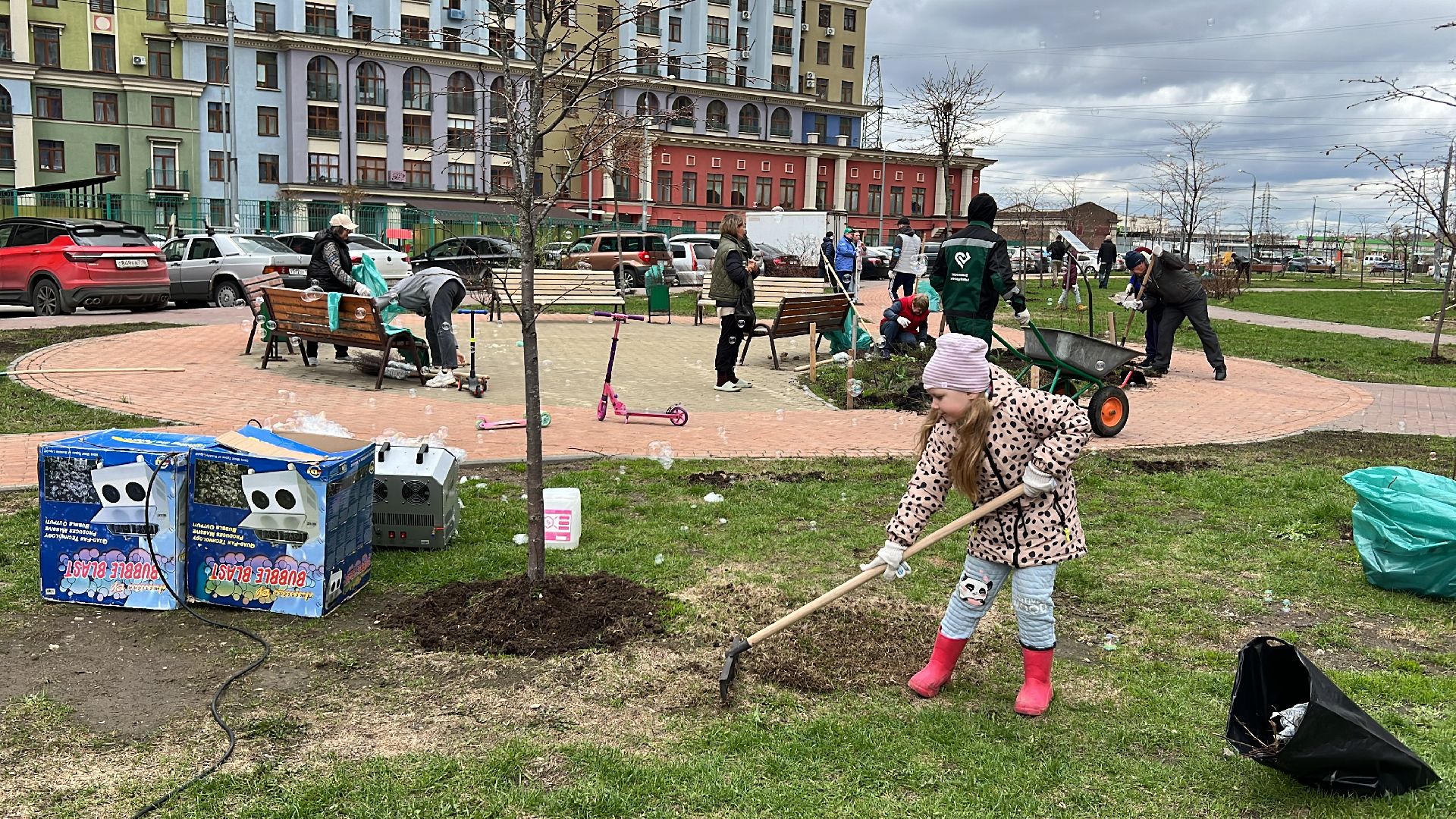 химки, благоустройство, суббота, уборка города,