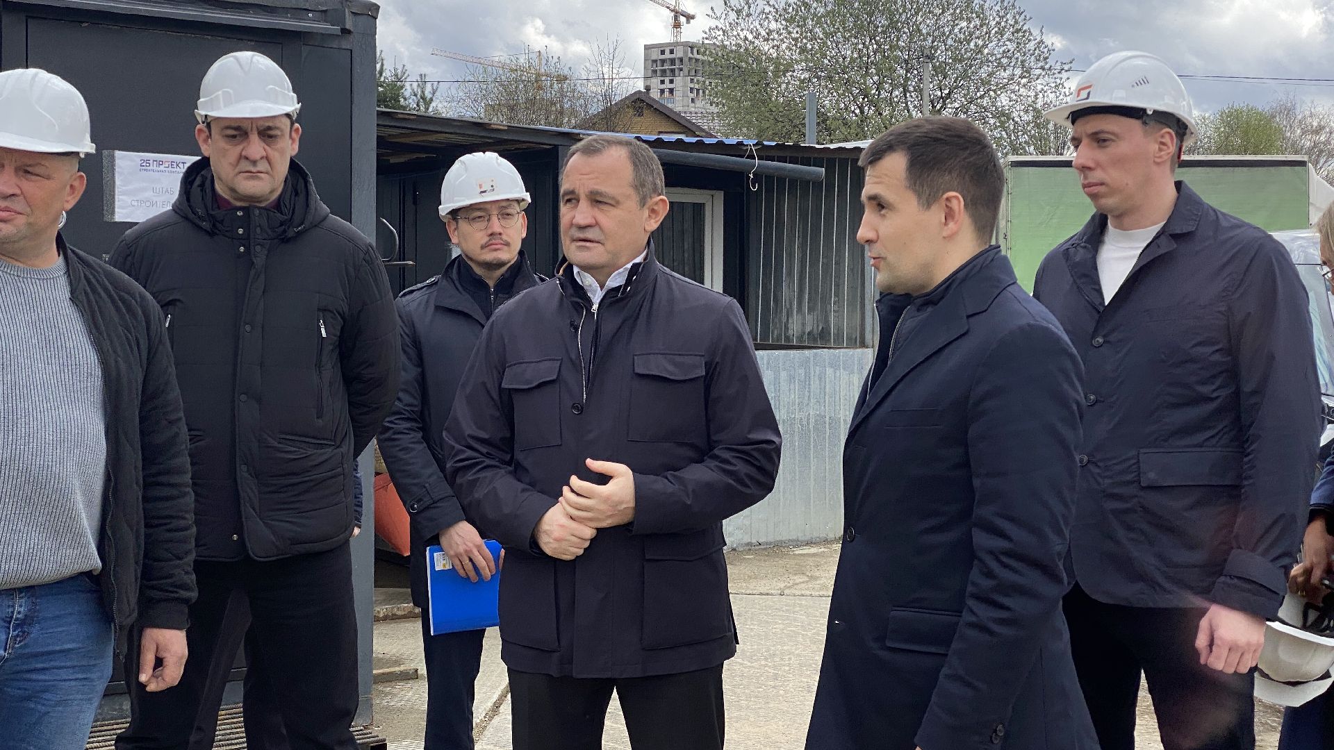 игорь брынцалов, станислав каторов, строительство поликлиники, деревня сопроново, социальный объект,