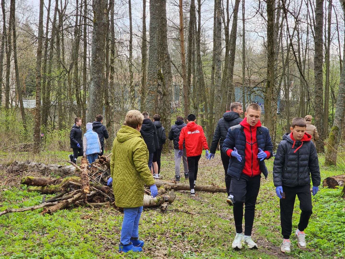 ногинск, лесопарк, Орешник, субботник, общеобластной субботник,