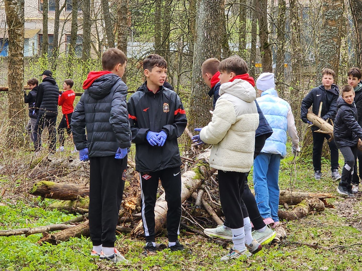 ногинск, лесопарк, Орешник, субботник, общеобластной субботник,