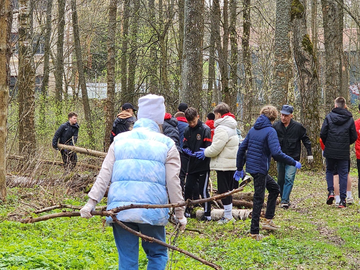 ногинск, лесопарк, Орешник, субботник, общеобластной субботник,