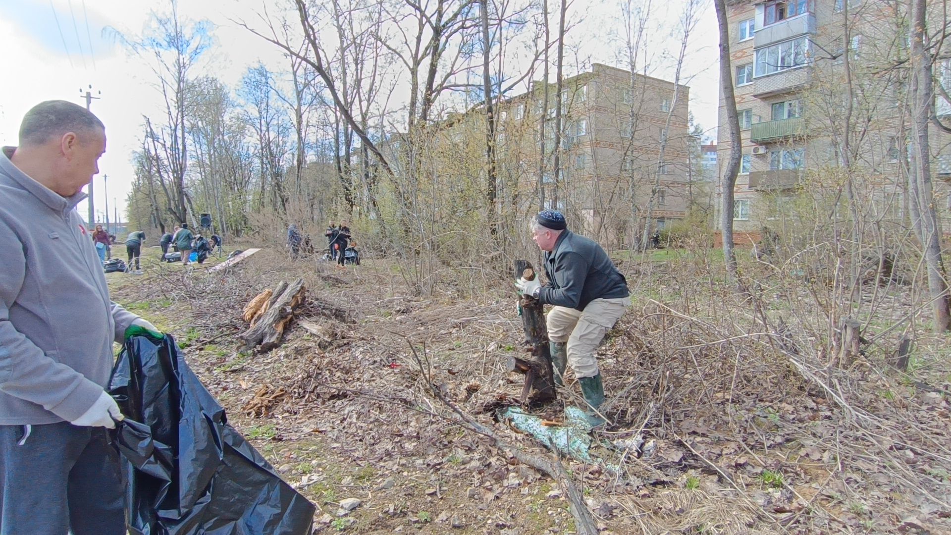 субботник, лобня, уборка,