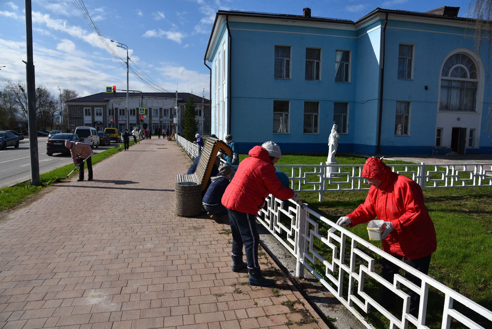 лотошино, субботник, региональный субботник, уборка улиц, благоустройство,
