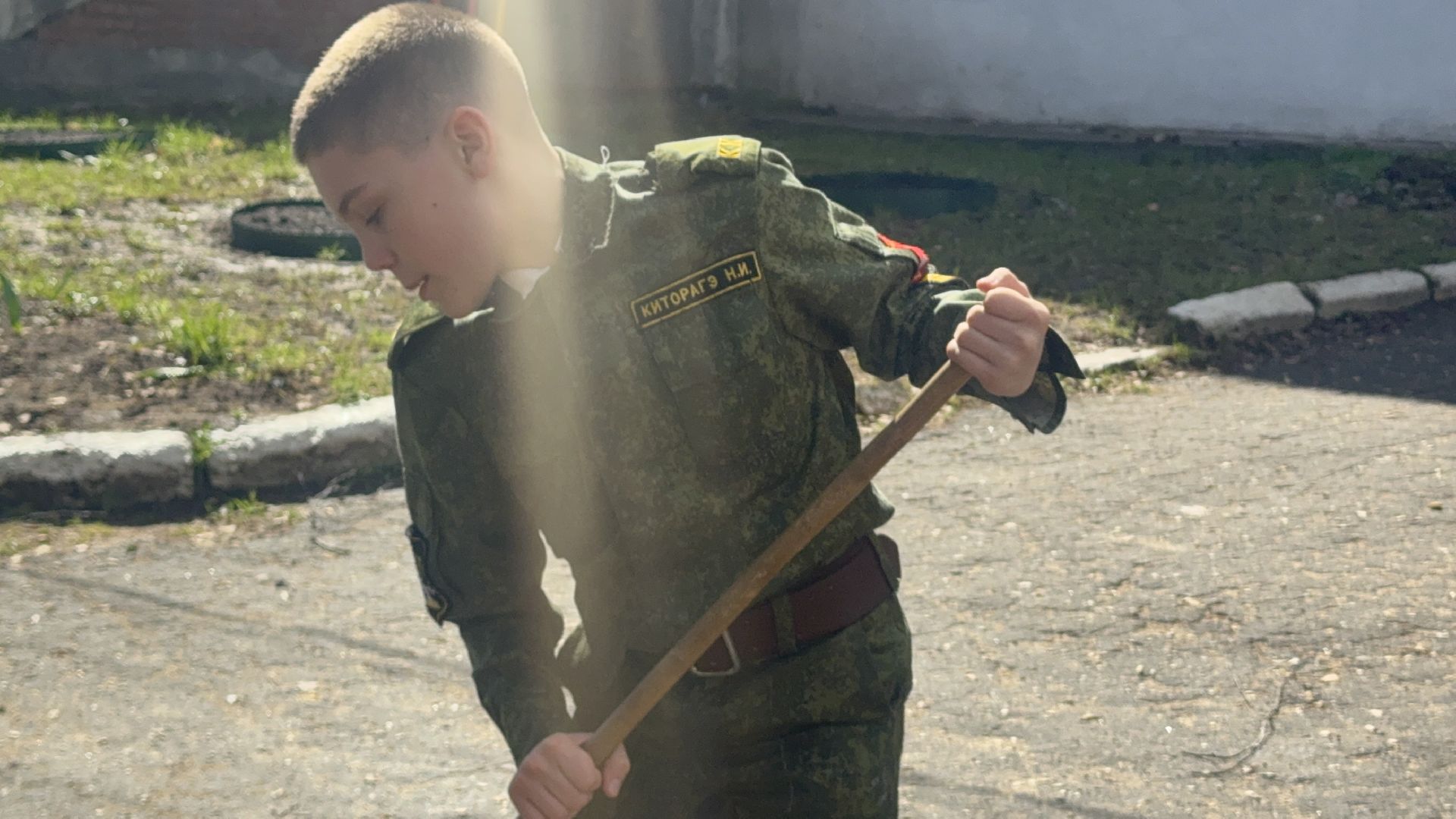 Солнечногорск, Субботник, Радумльский кадетский корпус, Кадеты, месячник чистоты,