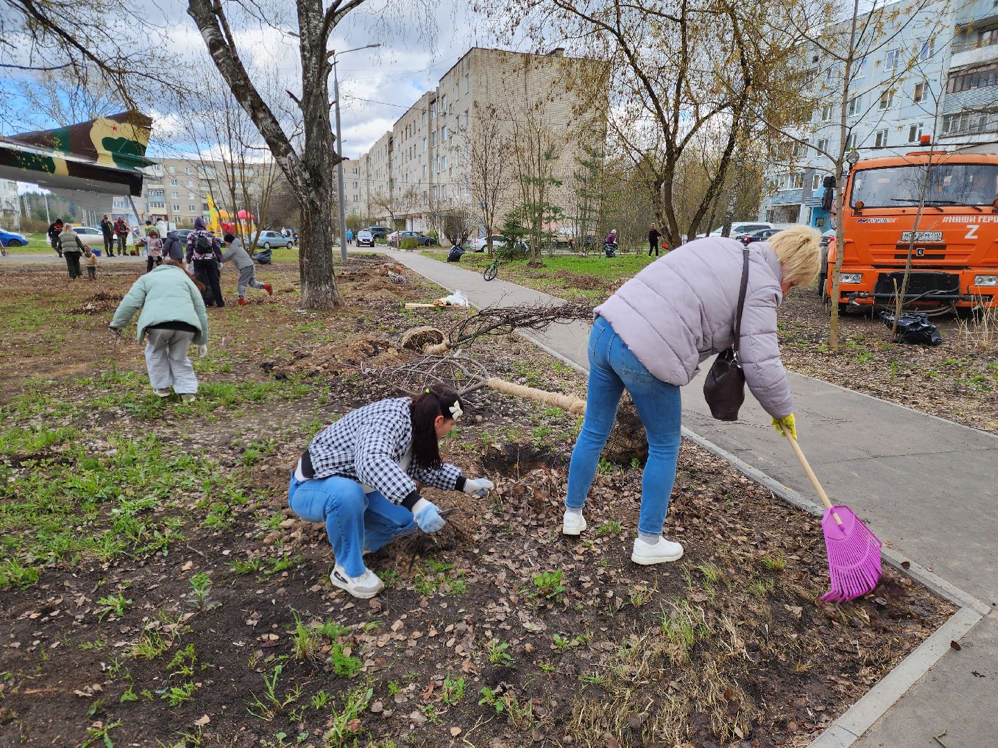 Ногинск, Полигон, Жители, Субботник, Удобка, Липовая аллея,