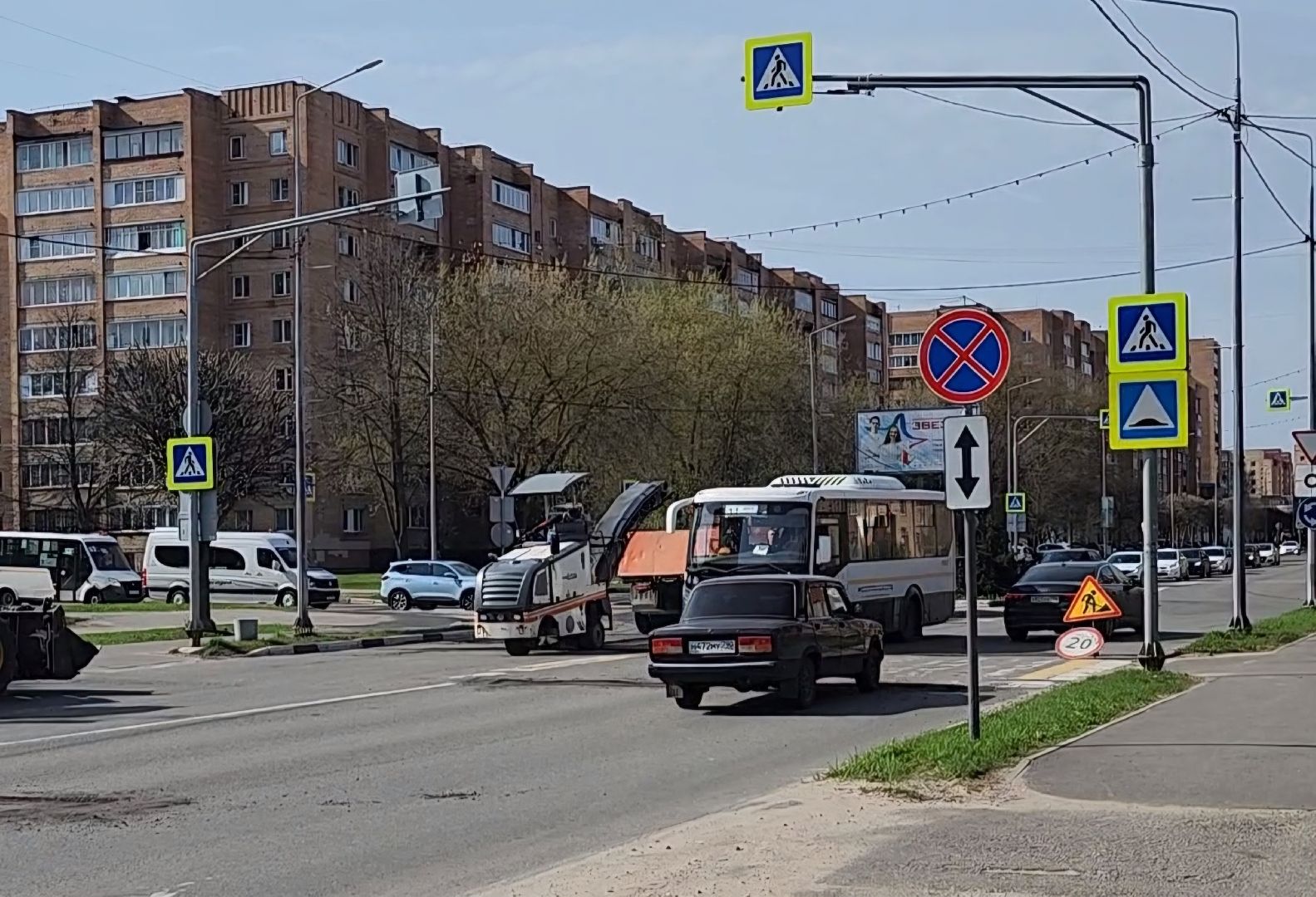 Дубна, Жкх, Благоустройство, ямочный ремонт, Дорожная фреза,