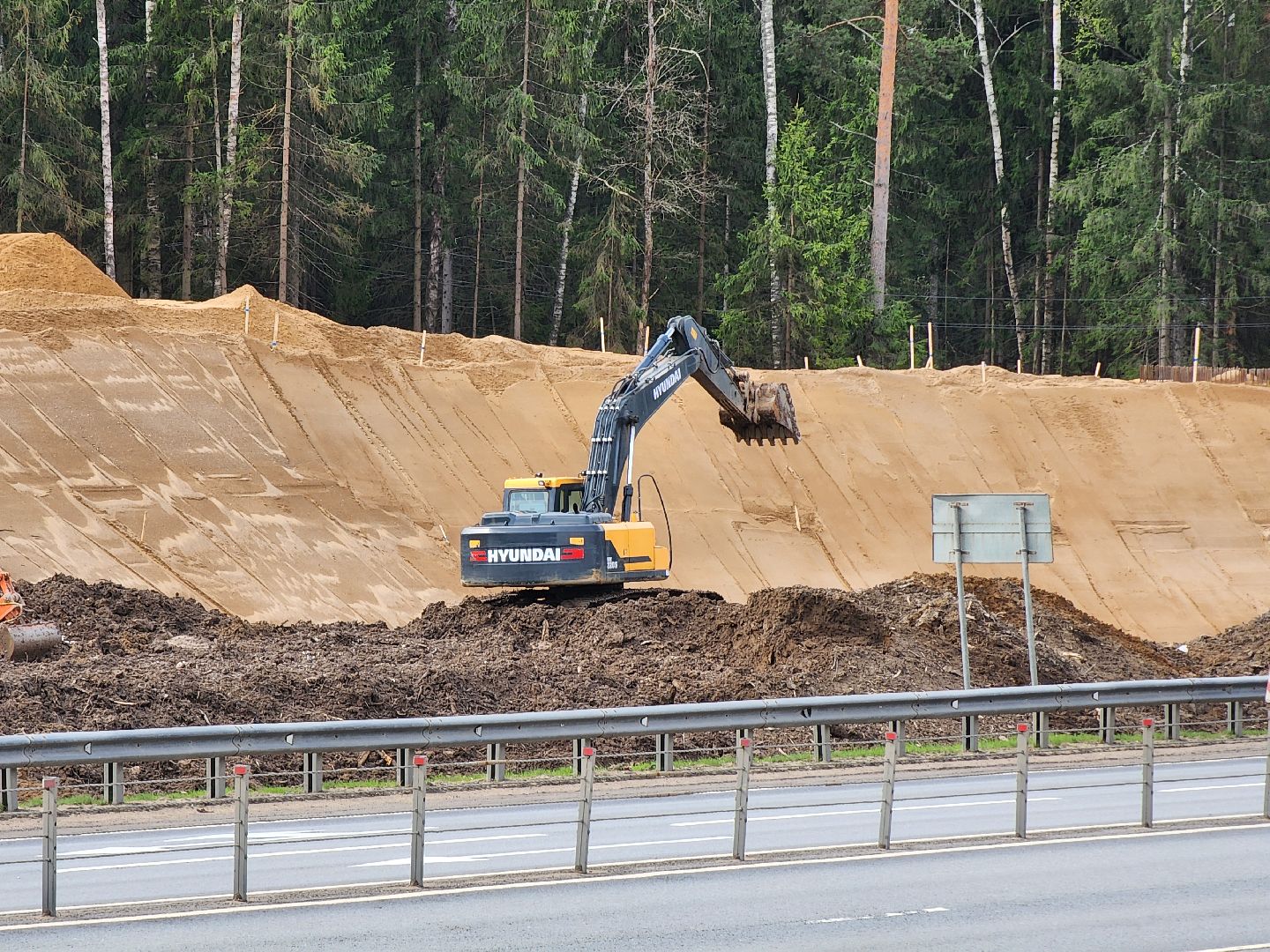 строительство дорог, Федеральная дорога, М-1, дорохово, руза, рузский городской округ, московская область, подмосковье,