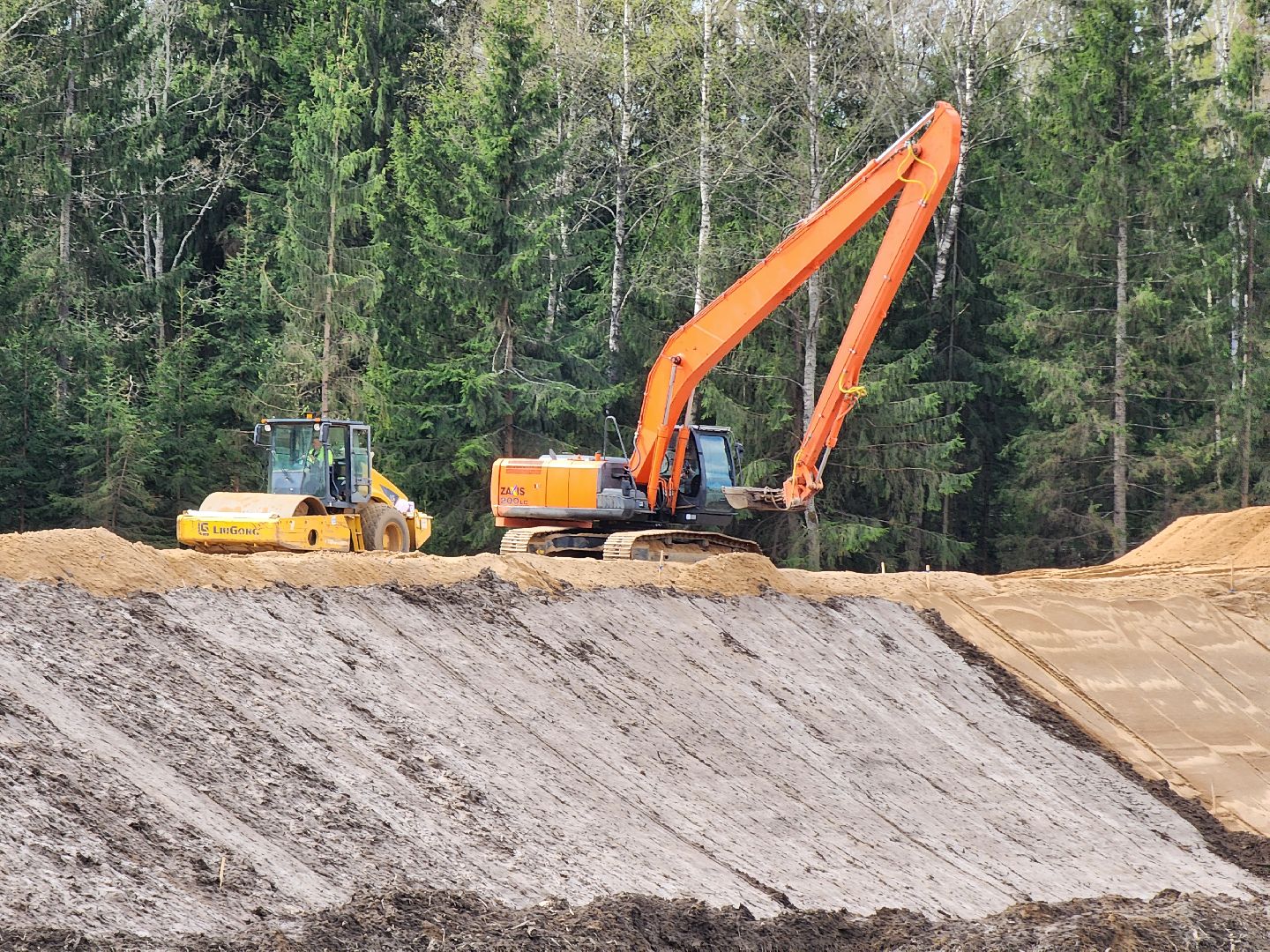 строительство дорог, Федеральная дорога, М-1, дорохово, руза, рузский городской округ, московская область, подмосковье,