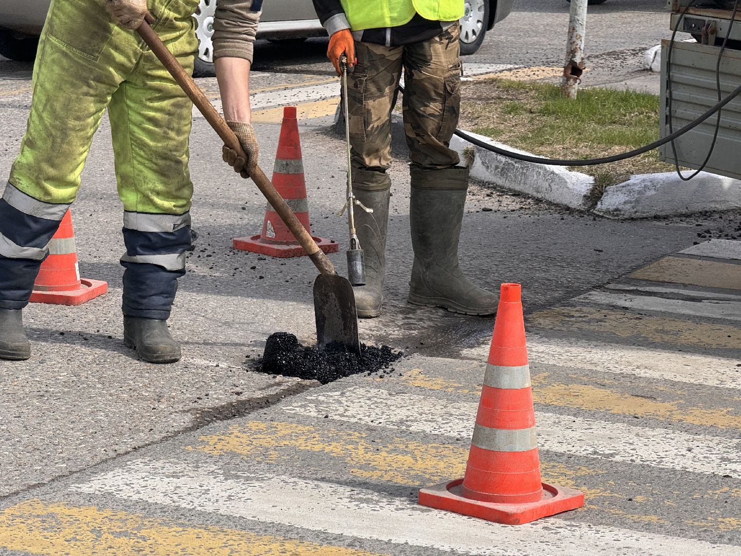 шаховская, ямочный ремонт, ямы, комунальная техника,