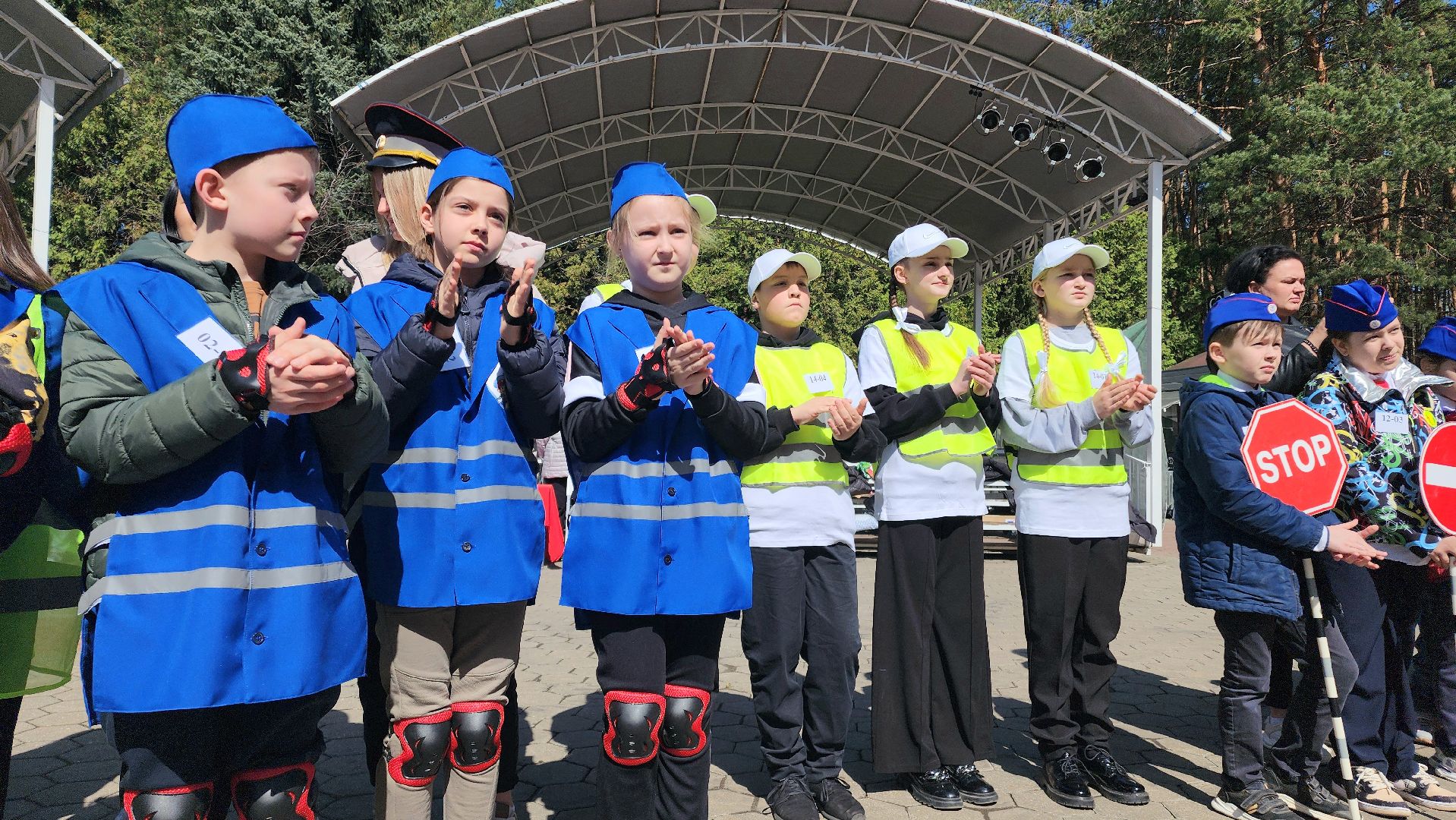 ЮИД Радар, Домодедово, Подмосковье, ОГИБДД, Безопасное колесо, Муниципальный слет, Юные инспекторы, Парк Елочки, Управление образования, Госавтоинспекция,