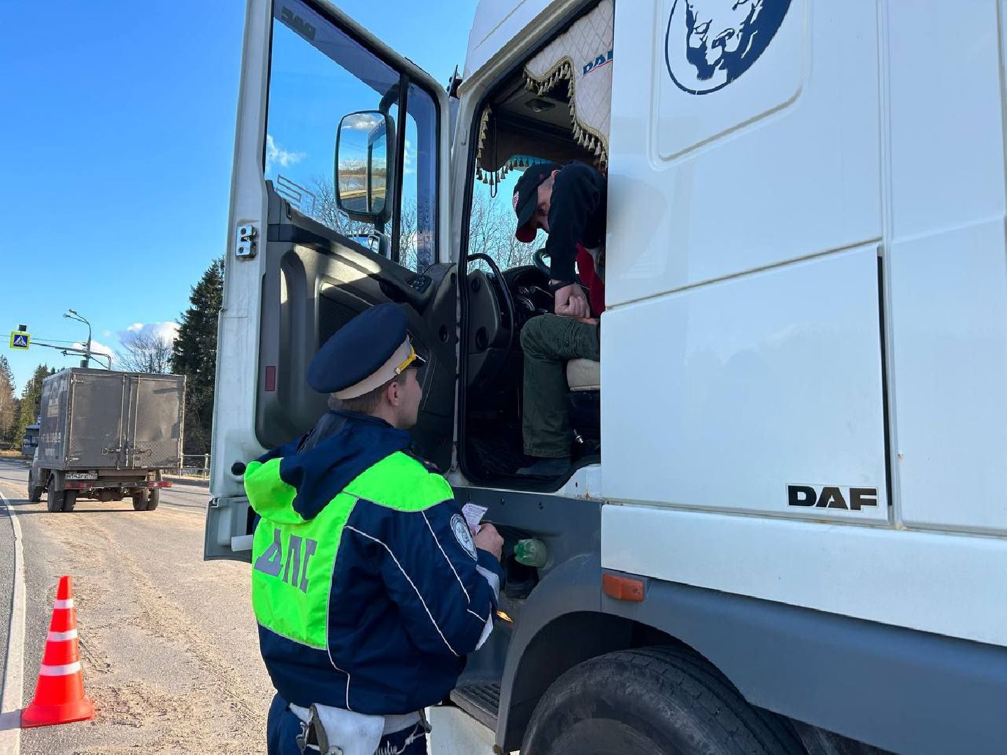 Солнечногорск, госавтоинспекторы, рейд гибдд, грузовик, Водитель,