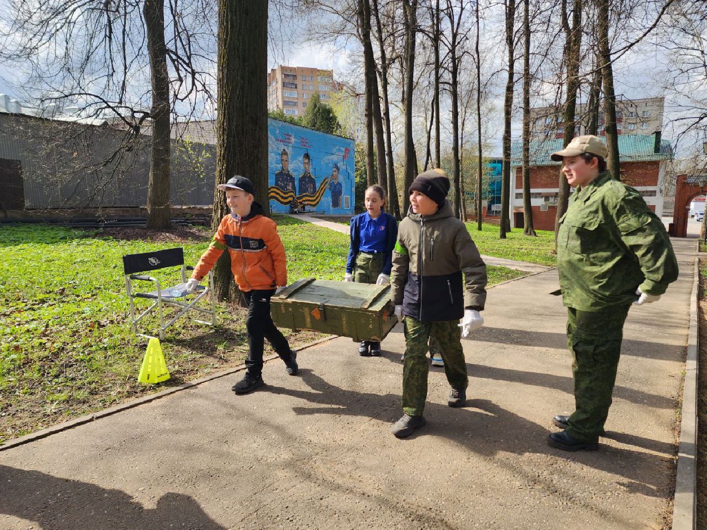 Солнечногорск, Игра, Полевая игра, Ученики, Юнармейцы,военная игра,