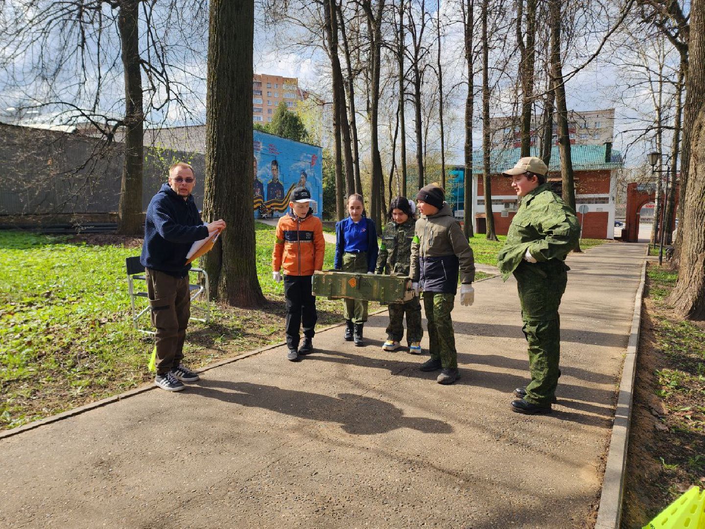 Солнечногорск, Игра, Полевая игра, Ученики, Юнармейцы,военная игра,