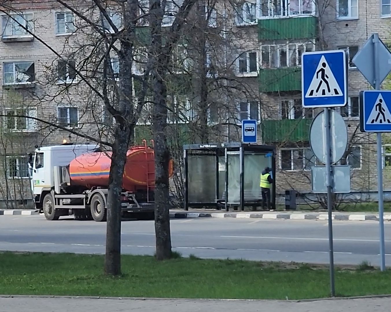 Дубна, Мойка, Остановочные павильоны, Коммунальные службы, Уборка,