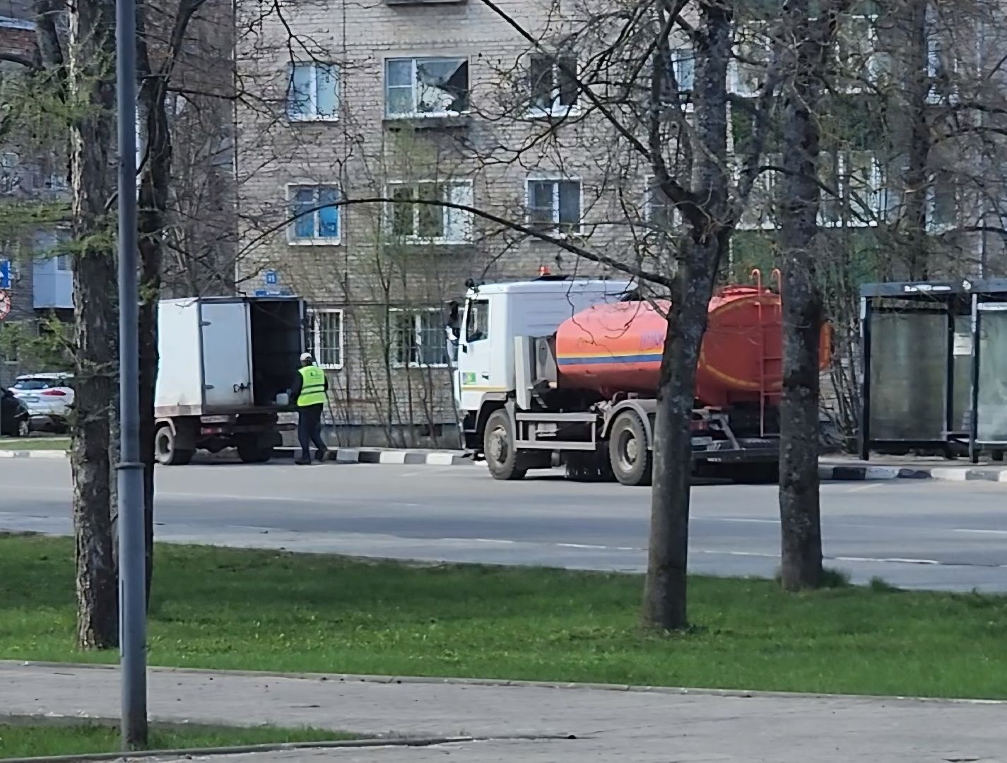 Дубна, Мойка, Остановочные павильоны, Коммунальные службы, Уборка,