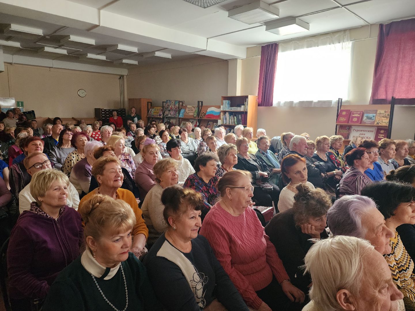 ногинск, активное долголетие, общество, центральная библиотека, концерт,