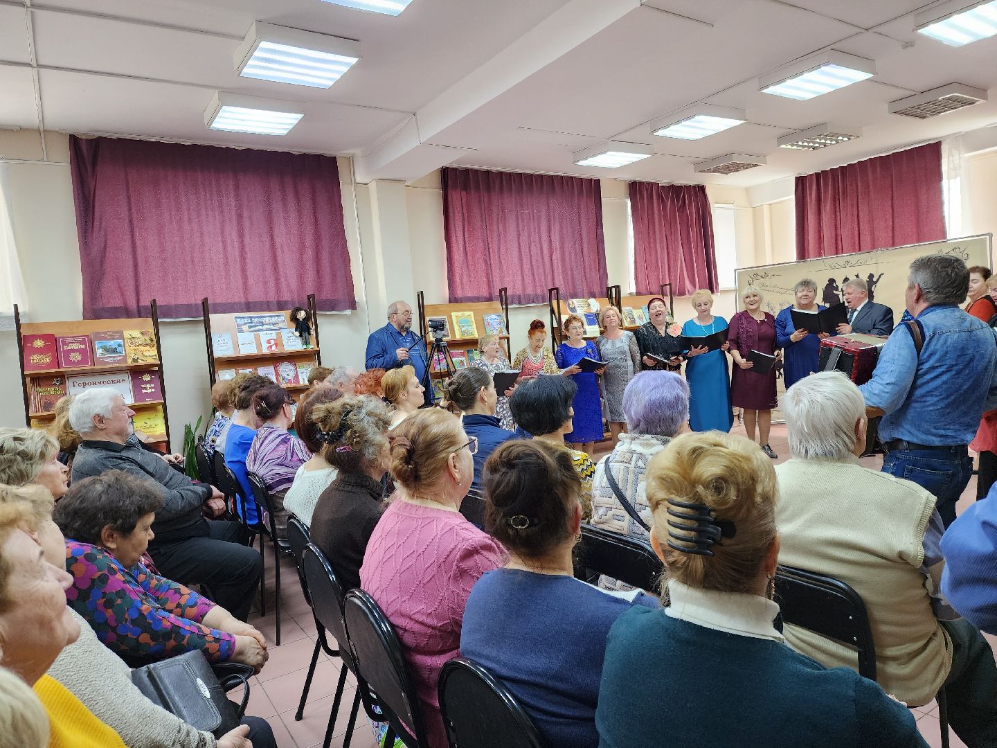 ногинск, активное долголетие, общество, центральная библиотека, концерт,