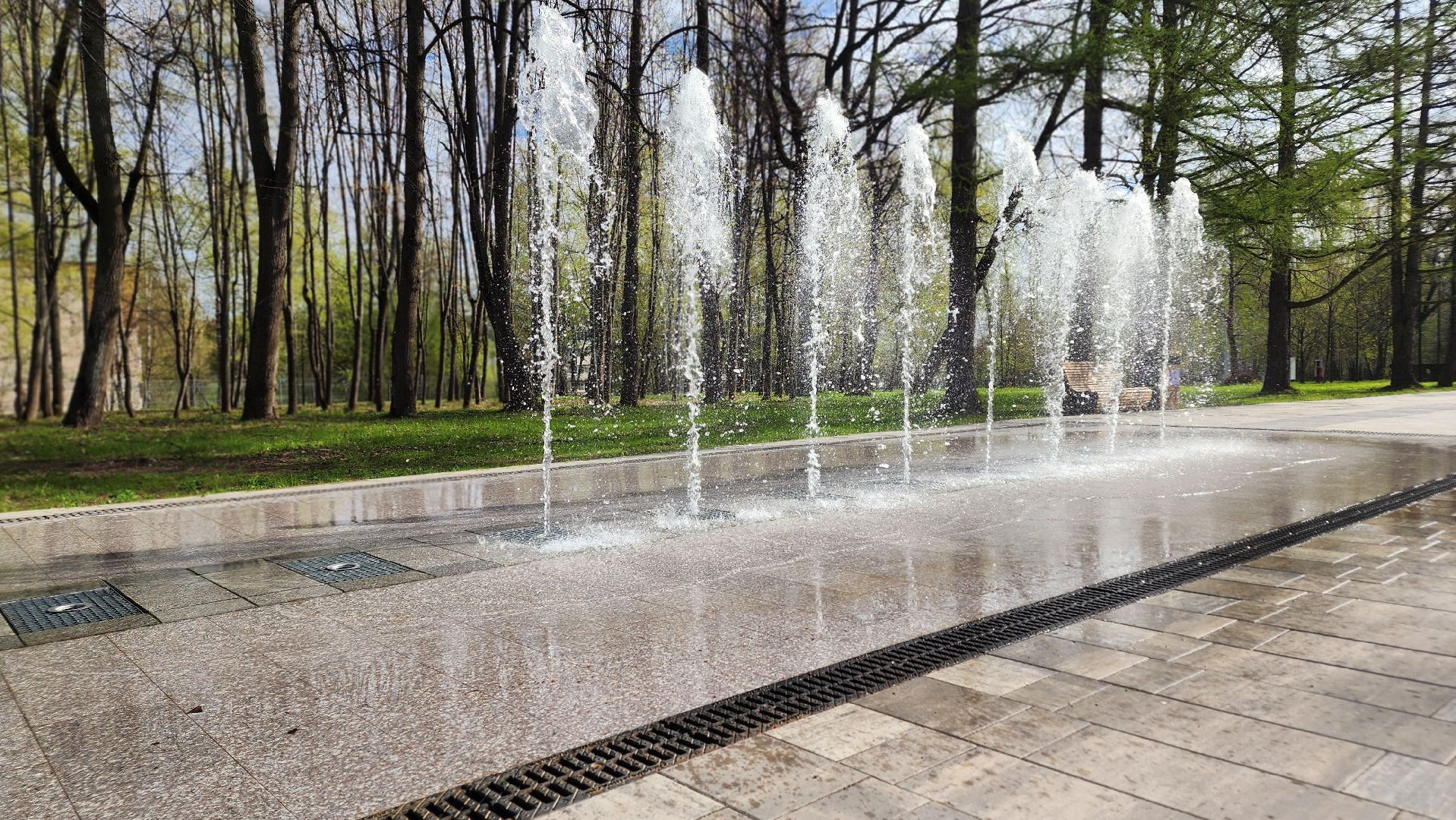 ступино, фонтаны подмосковья, сезон фонтанов,