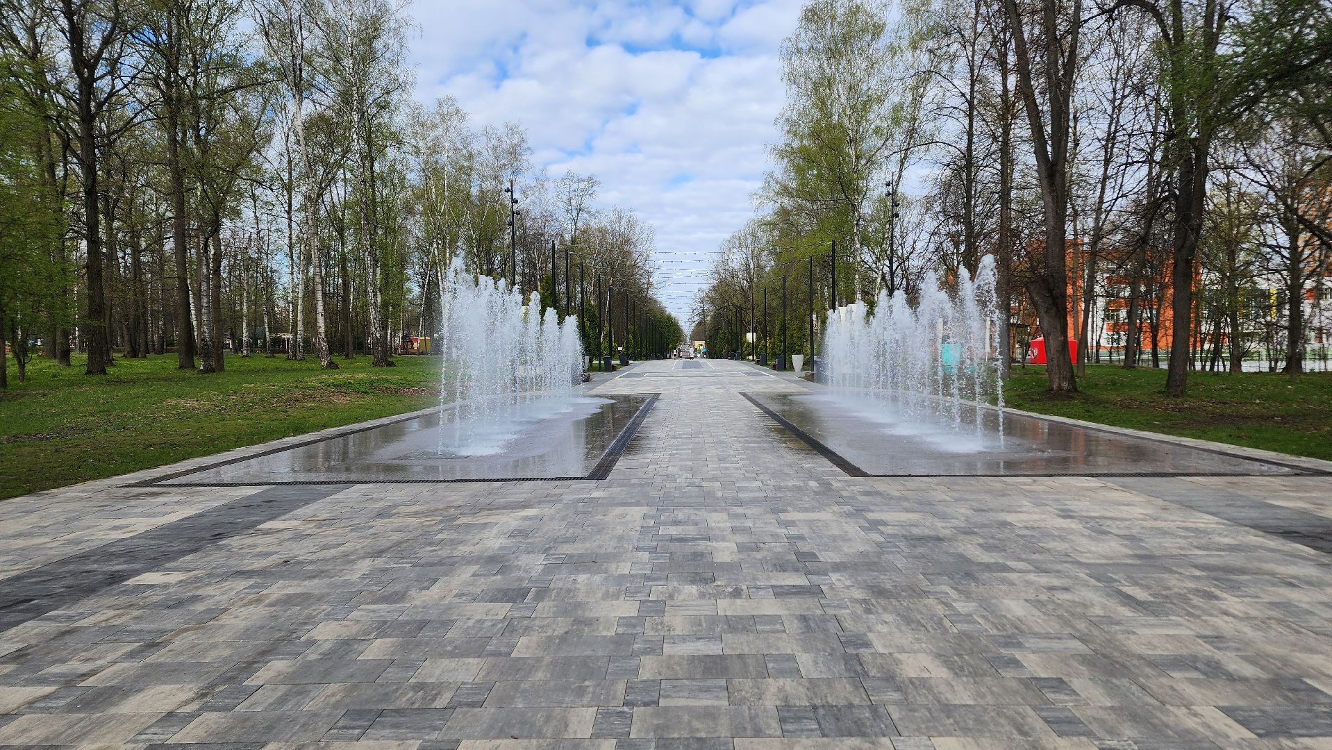 ступино, фонтаны подмосковья, сезон фонтанов,