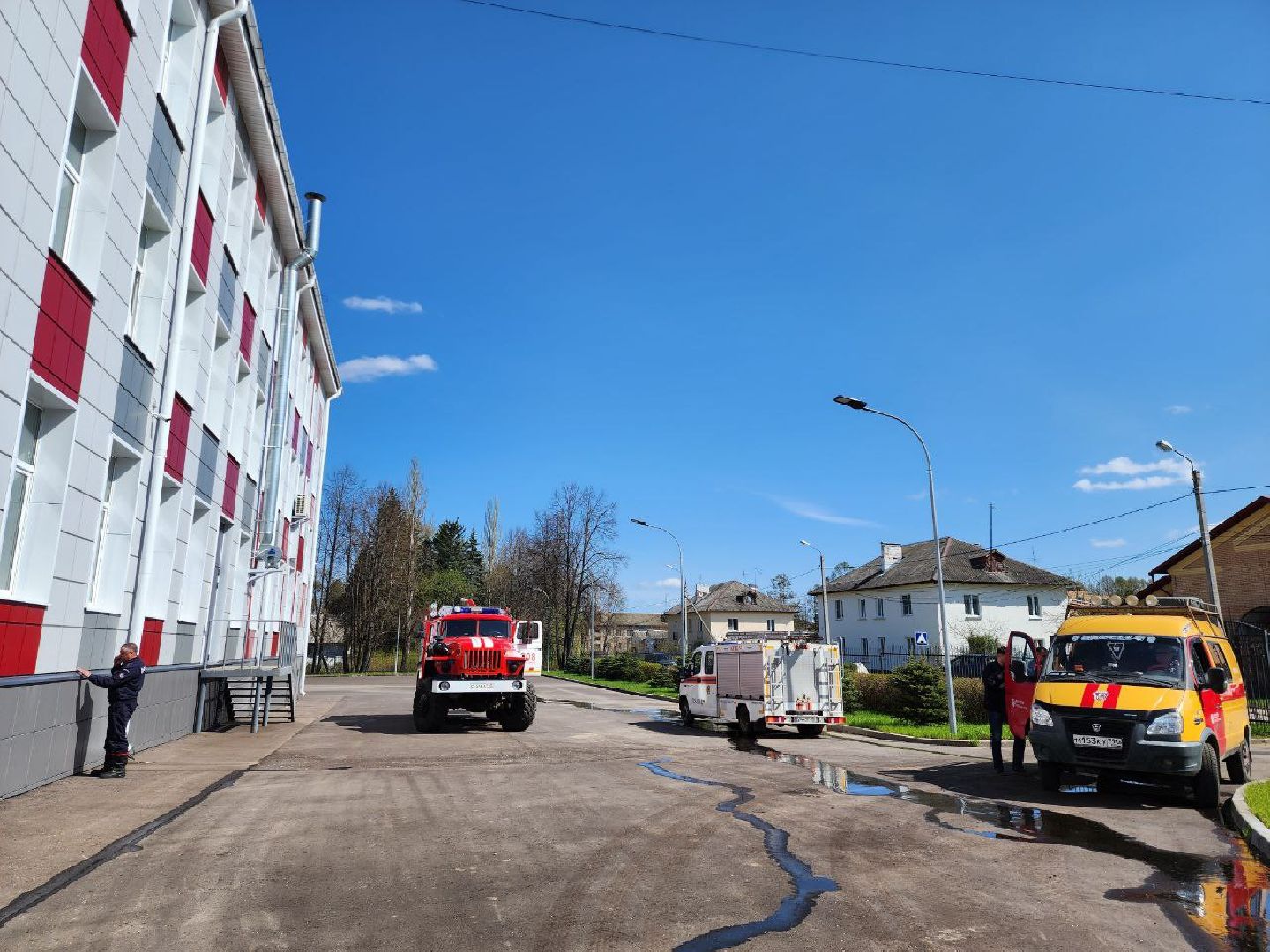 можайск, можайский городской округ, подмосковье, чп, школа, задымление, пожарные расчеты, глава округа,