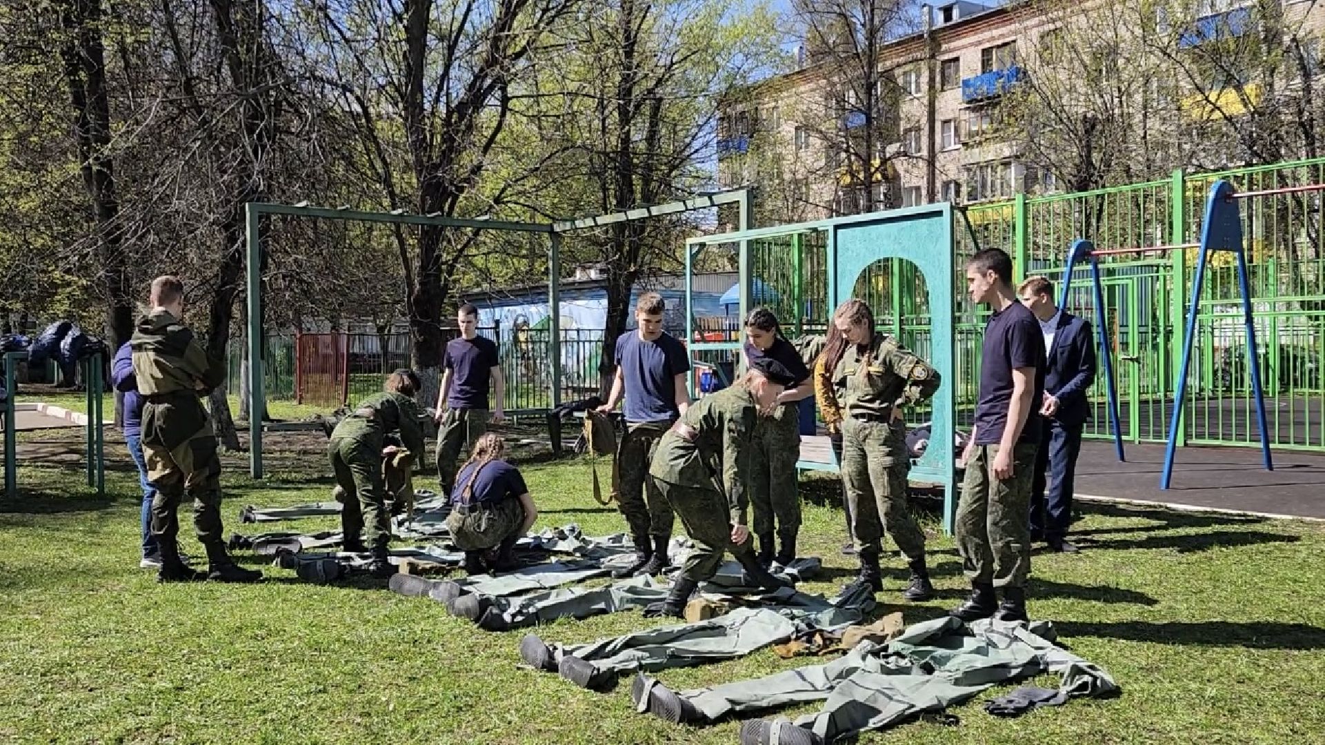 химки, зарница, военно-патриотическая игра, соревнования, школьники,