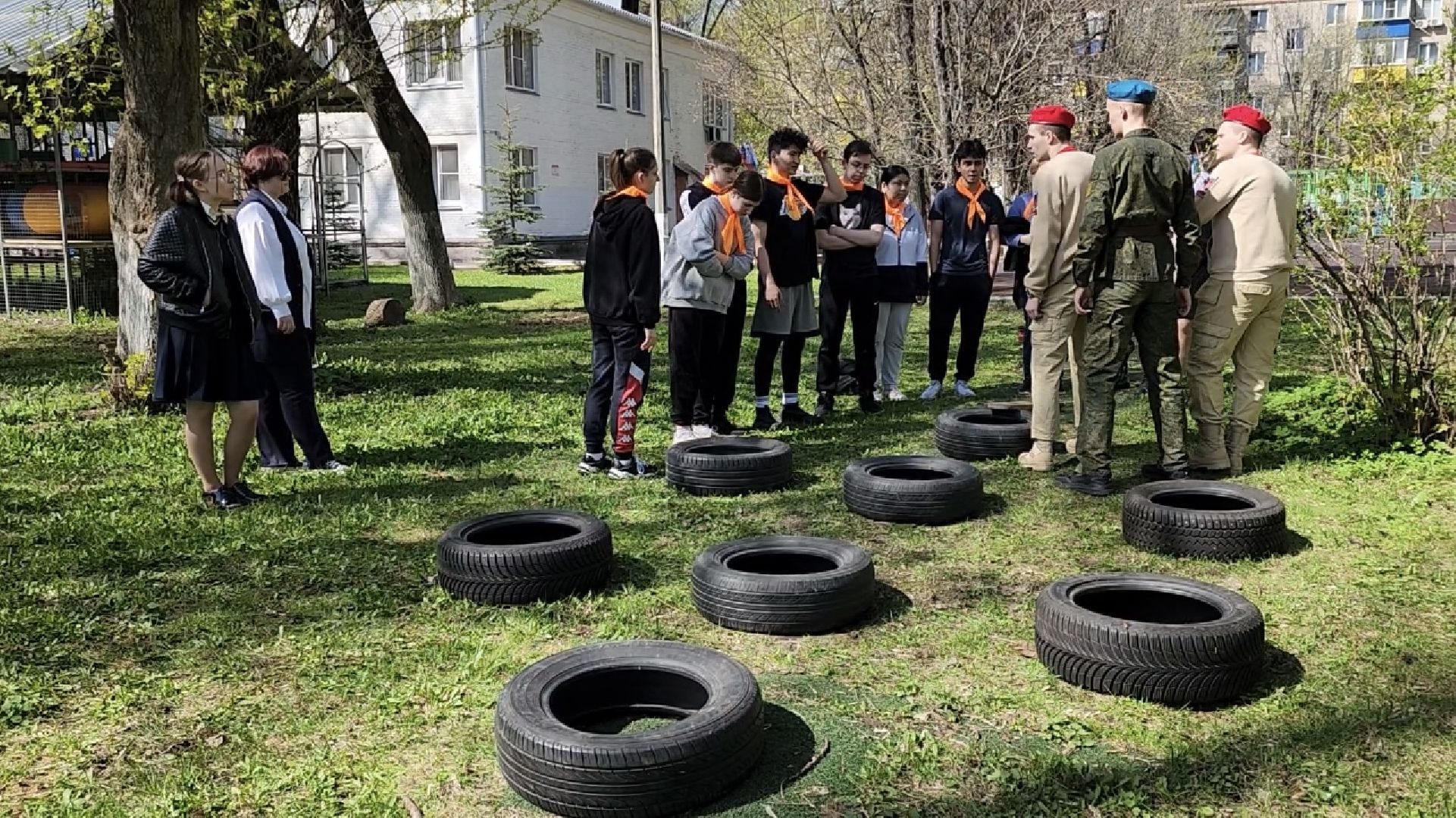 химки, зарница, военно-патриотическая игра, соревнования, школьники,