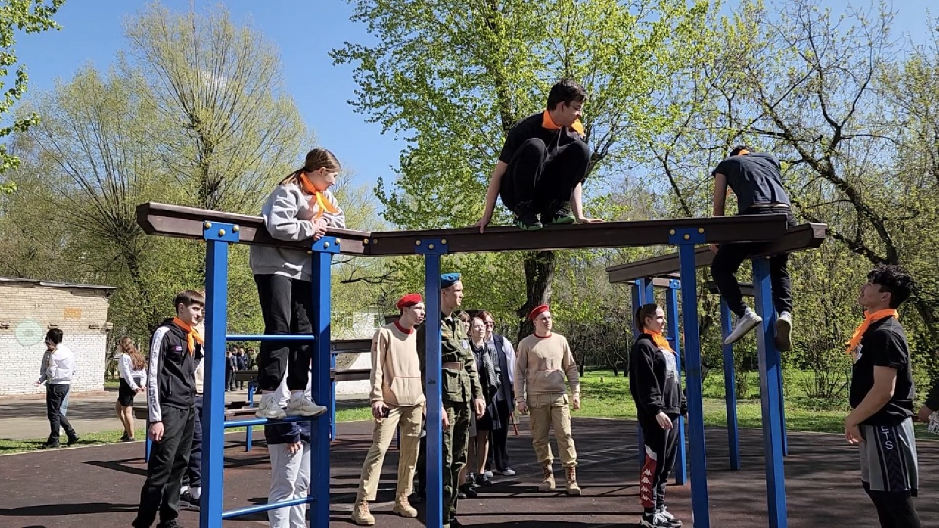 химки, зарница, военно-патриотическая игра, соревнования, школьники,