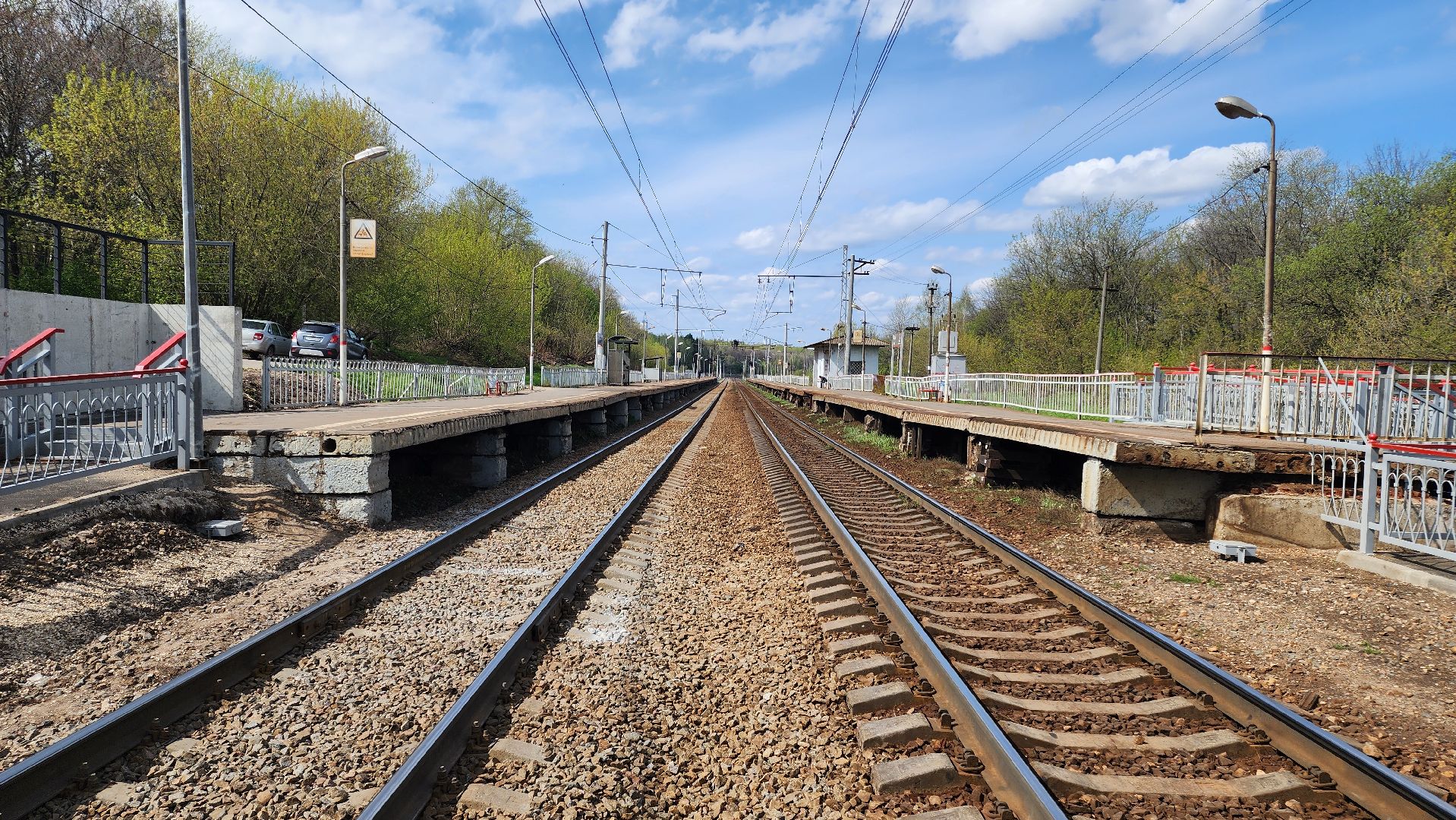 кашира, тесна, жд переход, сигнализация, электрички, поезда, ржд, павелецкое направление,