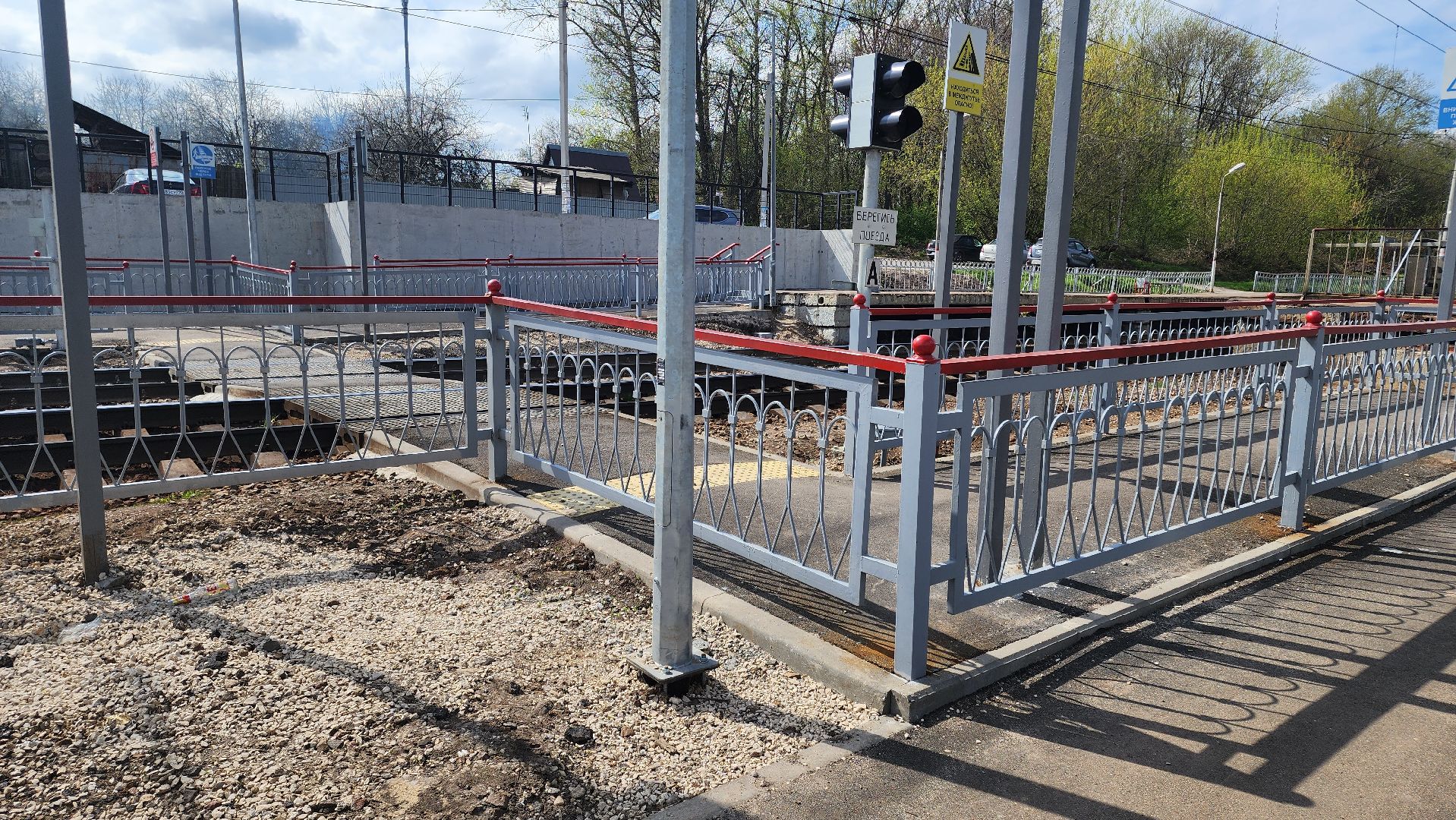 кашира, тесна, жд переход, сигнализация, электрички, поезда, ржд, павелецкое направление,