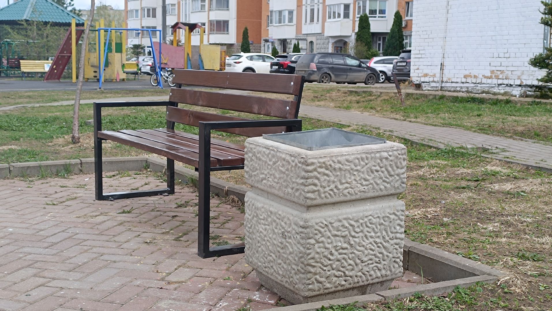 скамейки, сквер, лобня,