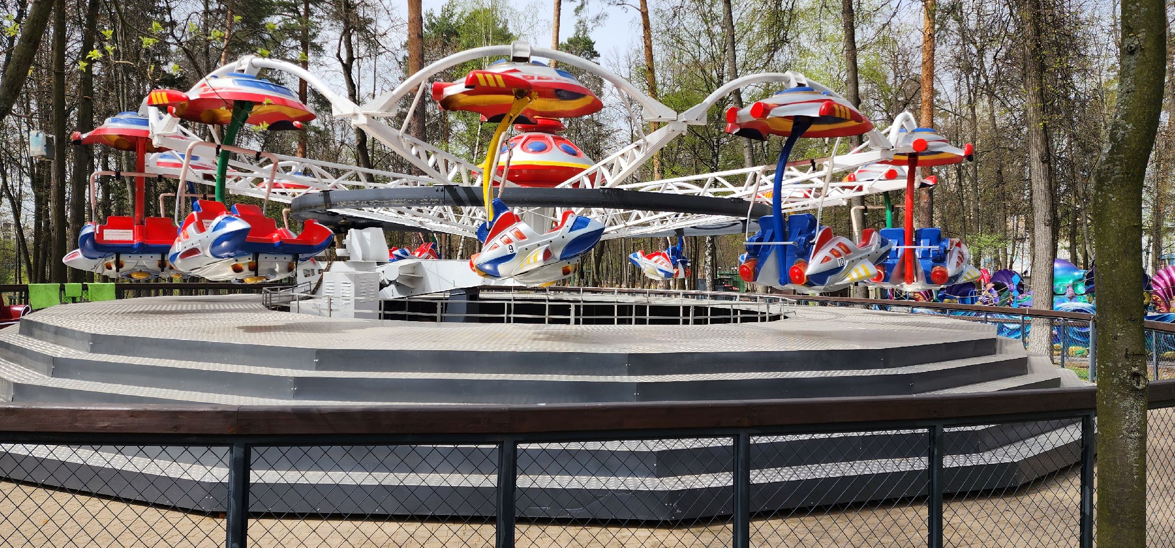 раменское, благоустройство, раменский городской парк, запуск аттракционов,